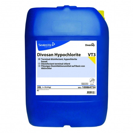 Divosan Hypochlorite 23,6 кг - хлоры бар сілтілі жуғыш зат