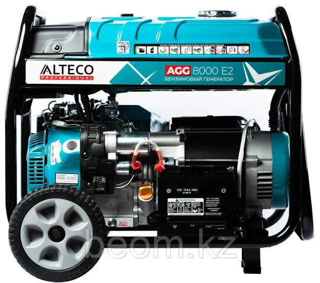Бензиновый генератор Alteco Professional AGG 8000Е2 (6.5/7кВт | 220В) электростартер - фото 2 - id-p114735008