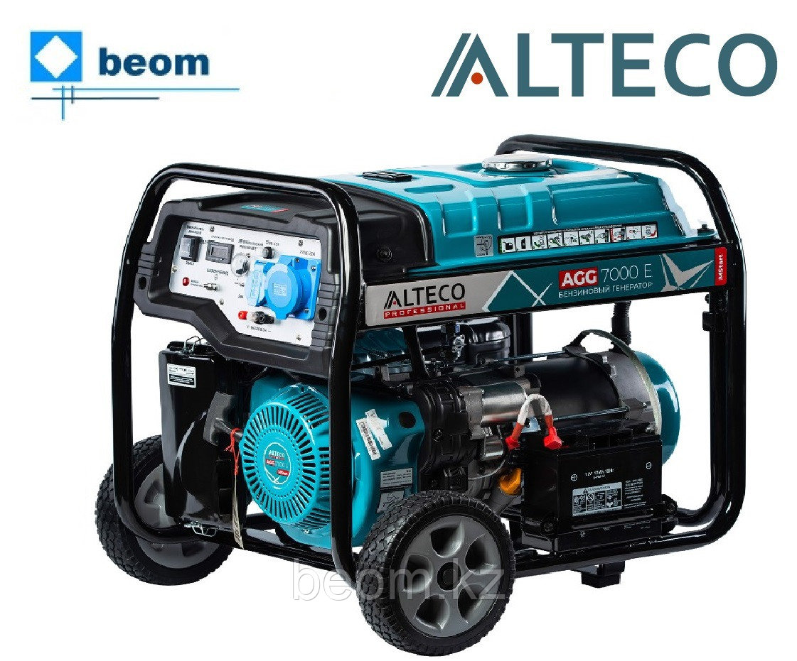 Бензиновый генератор Alteco Professional AGG 7000Е Mstart (5кВт | 220В) электростартер