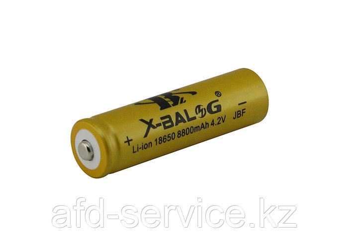 Аккумулятор X-Balog 18650 8800 mAh 4.2V золотистый