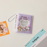 Биндер для карточек мини 5х6,5 см Sweet love