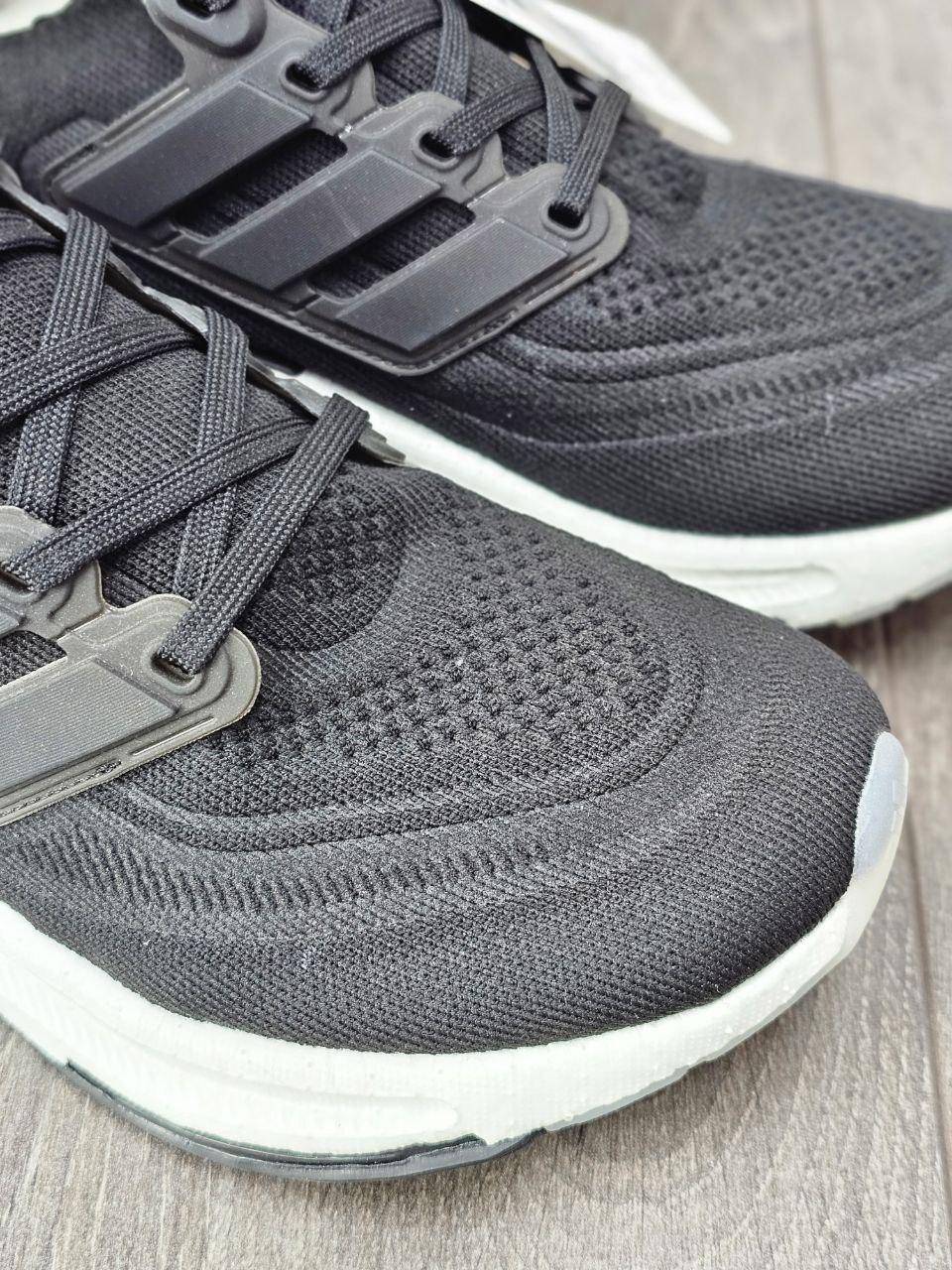 Кроссовки Adidas Ultraboost черные для бега ЛЮКС Качество - фото 9 - id-p114739286