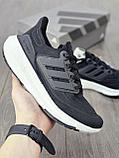 Кроссовки Adidas Ultraboost черные для бега ЛЮКС Качество, фото 3