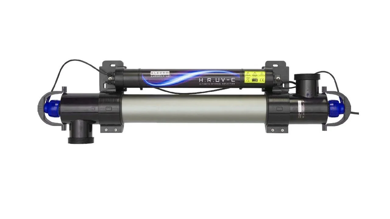Ультрафиолетовая установка Elecro Steriliser E-PP-55 для бассейна (Мощность 55 Вт, 21 м3/ч)