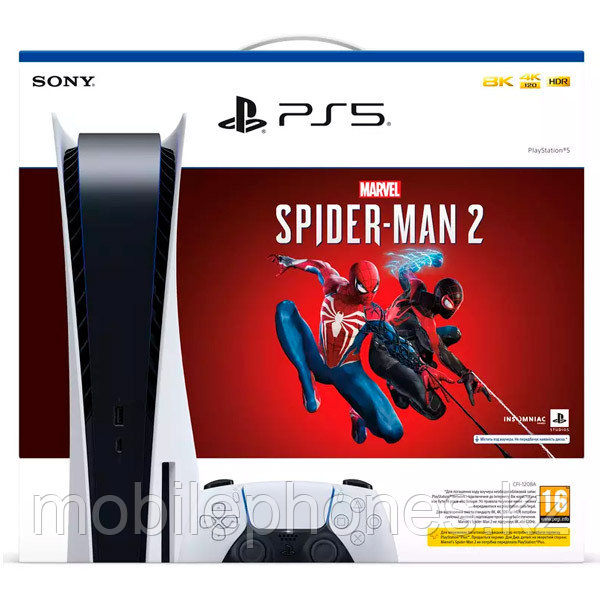 Игровая консоль Sony PlayStation 5 +  Игра Spider-Man 2, фото 1