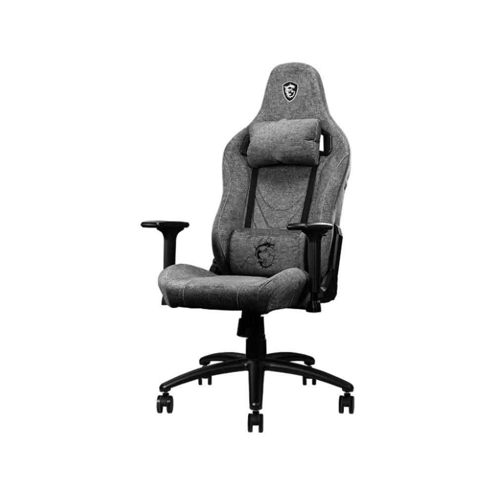 Компьютерное кресло MSI MAG CH130 I Repeltek fabric сталь / пвх ткань repeltek / черно-серое - фото 1 - id-p114742547