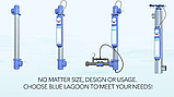 Ультрафиолетовая система дезинфекции Van Erp Blue Lagoon UV-C Tech 40000 для бассейна (40 Вт, 11 куб.м/ч), фото 9