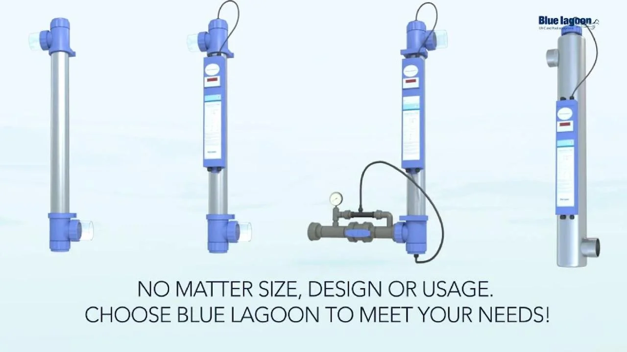 Ультрафиолетовая система дезинфекции Van Erp Blue Lagoon UV-C Tech 75000 для бассейна (75 Вт, 16 куб.м/ч) - фото 8 - id-p114742653
