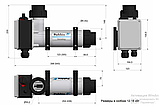Электронагреватель нержавеющий Pahlen Aqua Compact 6 для бассейна (6 кВт, датчик потока, защита от перегрева), фото 7