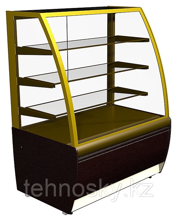 Витрина кондитерская Carboma 1,3-1 Standard (ВХСв - 1,3д Люкс)