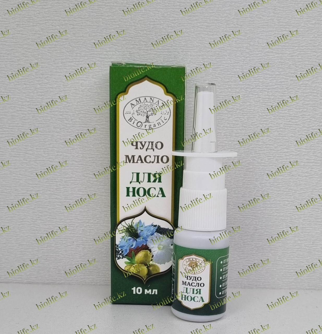 Чудо масло капли для носа Аманат Bio Organic (Кыргызстан) 10 мл