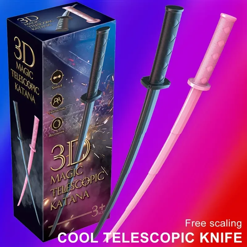 889A Меч Катана (собирается) 3d Magic Telescopic 19х7см - фото 1 - id-p114744582