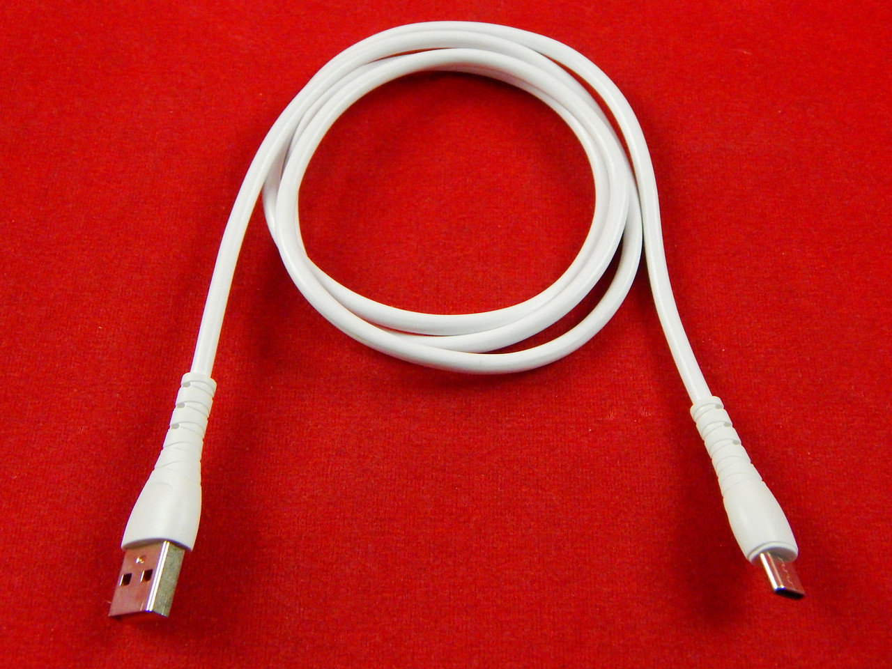 Кабель круглый Alatour A20 USB Type-C - USB 2.0 Type-A, 6A, белый 1 м - фото 1 - id-p114744640