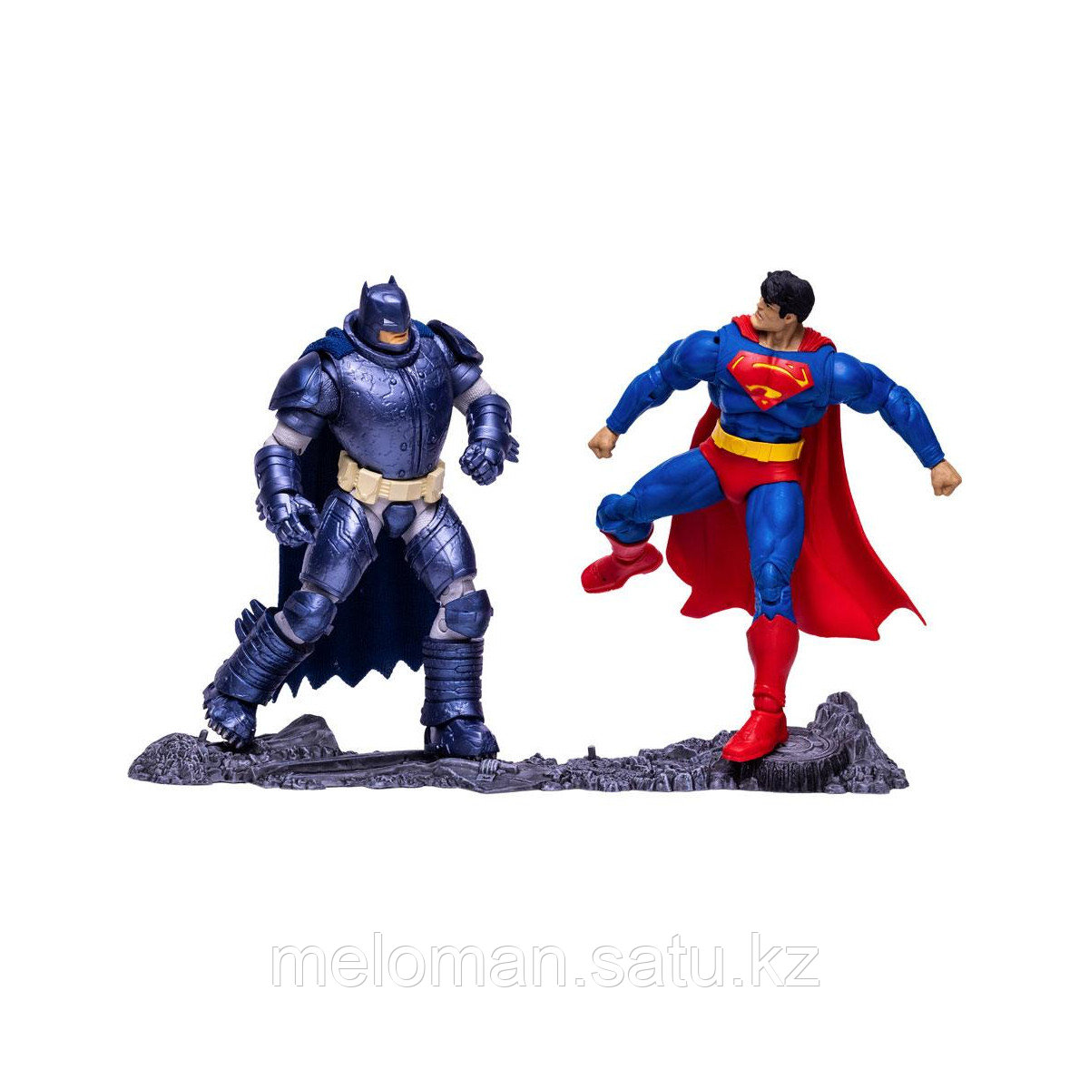 McFarlane: DC Multiverse. Batman: The Dark Knight Returns. Superman vs. Armored Batman 18 см. - фото 1 - id-p113869118