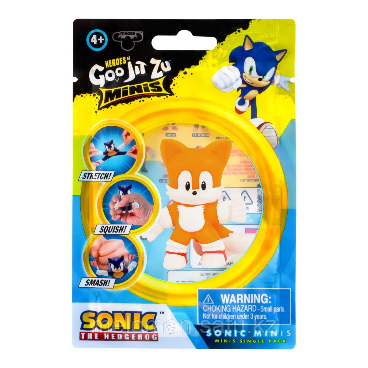 Goo Jit Zu: Sonic. Фигурка Тейлз (мини) - фото 3 - id-p113871686