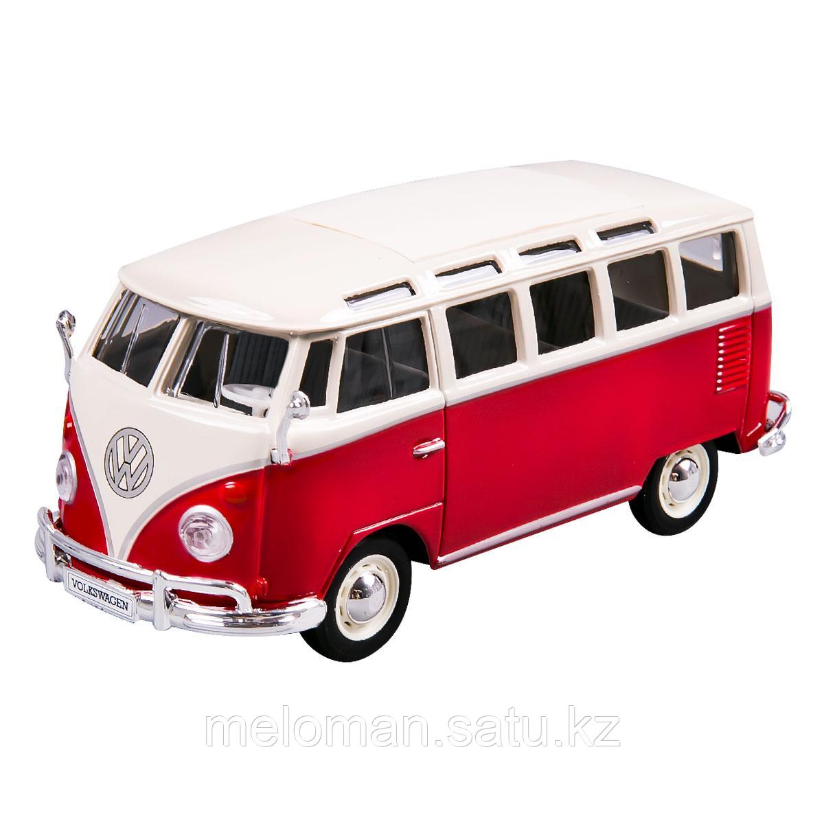 Maisto: 1:24 Volkswagen Van "Samba" (white/red) - фото 4 - id-p113872619