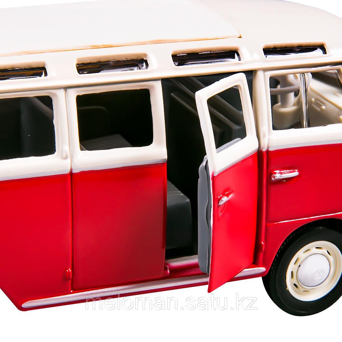 Maisto: 1:24 Volkswagen Van "Samba" (white/red) - фото 5 - id-p113872619