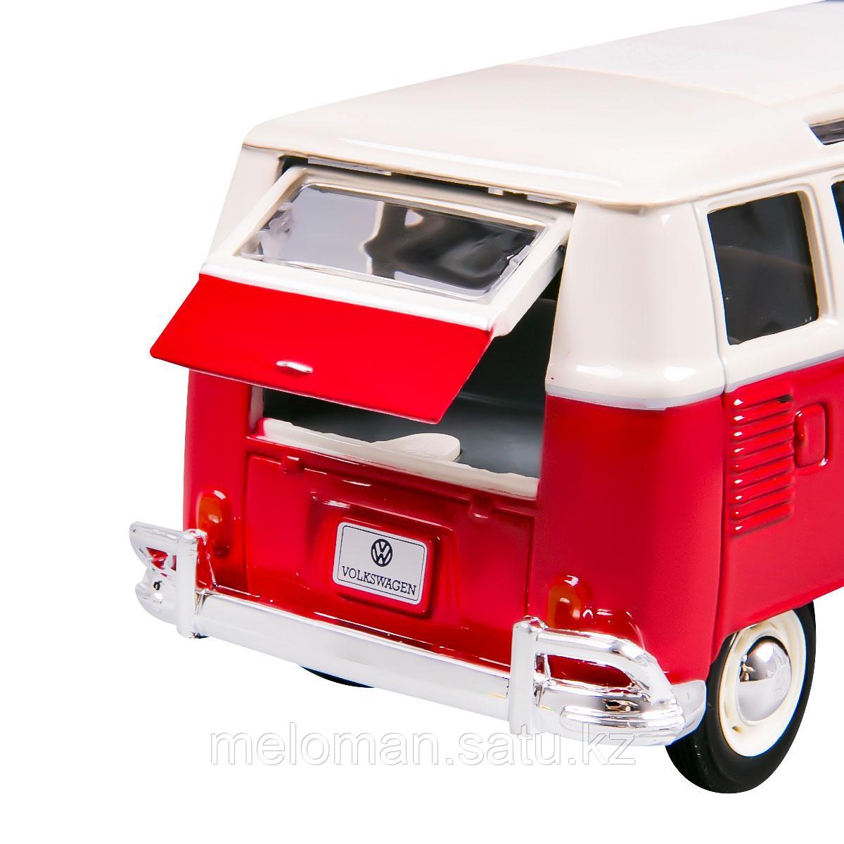 Maisto: 1:24 Volkswagen Van "Samba" (white/red) - фото 6 - id-p113872619