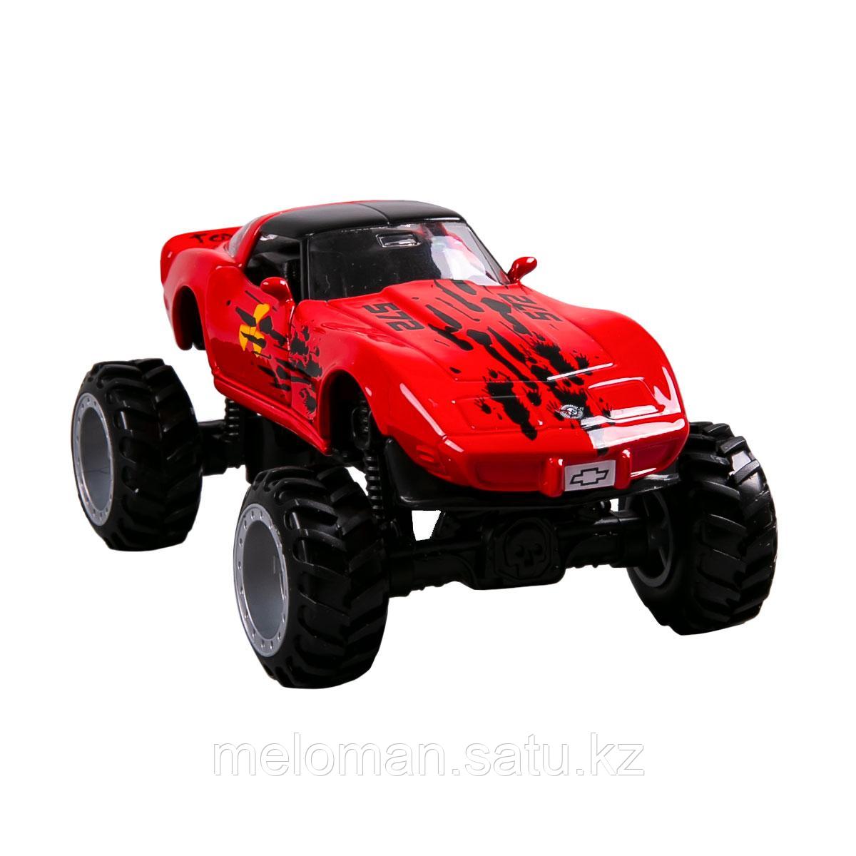 Maisto.Fresh Metal: Модель внедорожника Desert Rebels - Chevrolet Corvette '78 (red) - фото 4 - id-p110838402