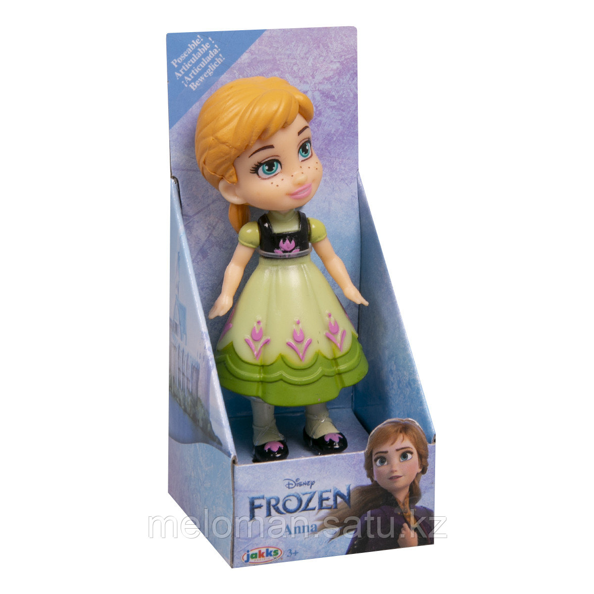 Disney: Frozen. Мини-кукла Анна (детский образ в зеленом) 8,5 см - фото 4 - id-p114078796