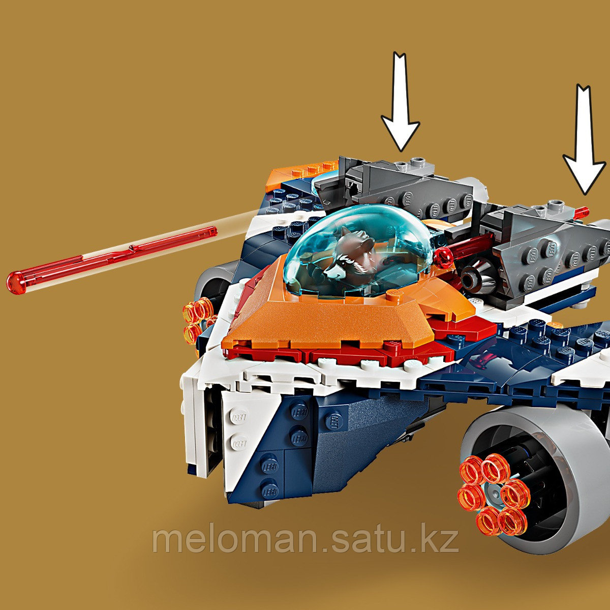 LEGO: Боевая птица Ракеты против Ронана Marvel 76278 - фото 10 - id-p114078840