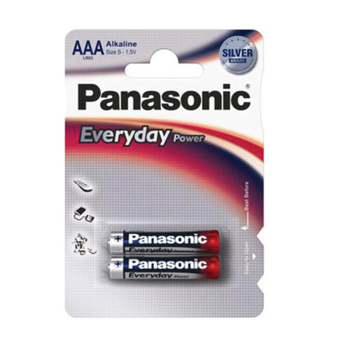 Panasonic Everyday Power AAA/2B - 2штуки (Блисер) батарейка (LR03REE/2BP /LR03EPS/2BP) - фото 1 - id-p114745498