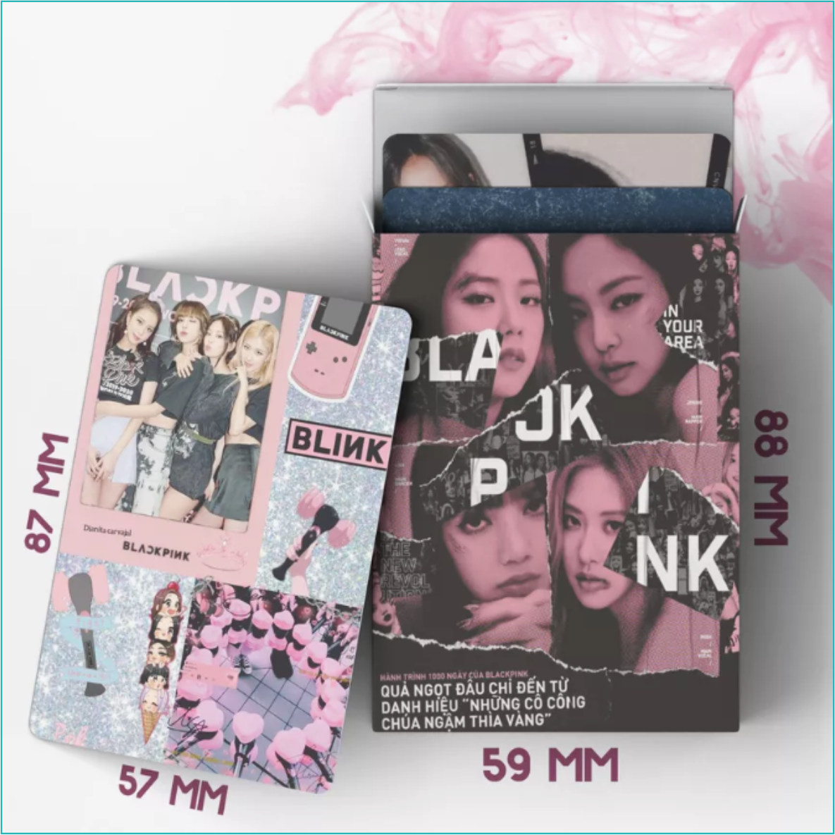 Набор коллекционных карт "Black Pink" - Музыка K-Pop (55 шт.) - фото 4 - id-p114746734