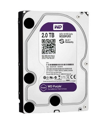 Жесткий диск Western Digital Purple 2 TB (WD20PURX) - фото 1 - id-p114746778