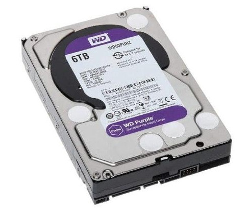Жесткий диск 6TB WD Purple (WD60PURZ) - фото 1 - id-p114746794