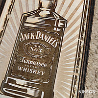 Коробка под виски Jack Daniel's с двумя стаканами