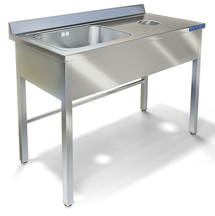 СТОЛ Д/ПОСУДОМОЕЧНОЙ МАШИНЫ СПМ-523/607 ПР.КР.