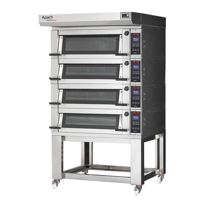 ПЕЧЬ ПОДОВАЯ С ПОДСТАВКОЙ БЕЗ НАПРАВЛЯЮЩИХ APACH BAKERY LINE E2K3L DPBI-T, фото 1
