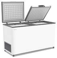 ЛАРЬ МОРОЗИЛЬНЫЙ FROSTOR F 500 SD БЕЛЫЙ (СЕРАЯ РАМКА) STANDART DOUBLE (ПРОПАН)