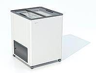 ЛАРЬ МОРОЗИЛЬНЫЙ FROSTOR F 180 С ПРЯМОЕ СТЕКЛО СЕРЫЙ (ПРОПАН)
