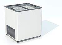 ЛАРЬ МОРОЗИЛЬНЫЙ FROSTOR F 215 С ПРЯМОЕ СТЕКЛО СЕРЫЙ (ПРОПАН)