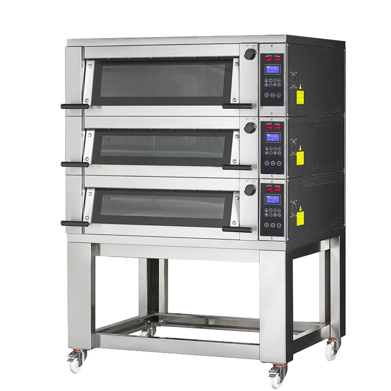 ПЕЧЬ ПОДОВАЯ БЕЗ КОЗЫРЬКА С ПОДСТАВКОЙ БЕЗ НАПРАВЛЯЮЩИХ APACH BAKERY LINE E6K2L DP, фото 1