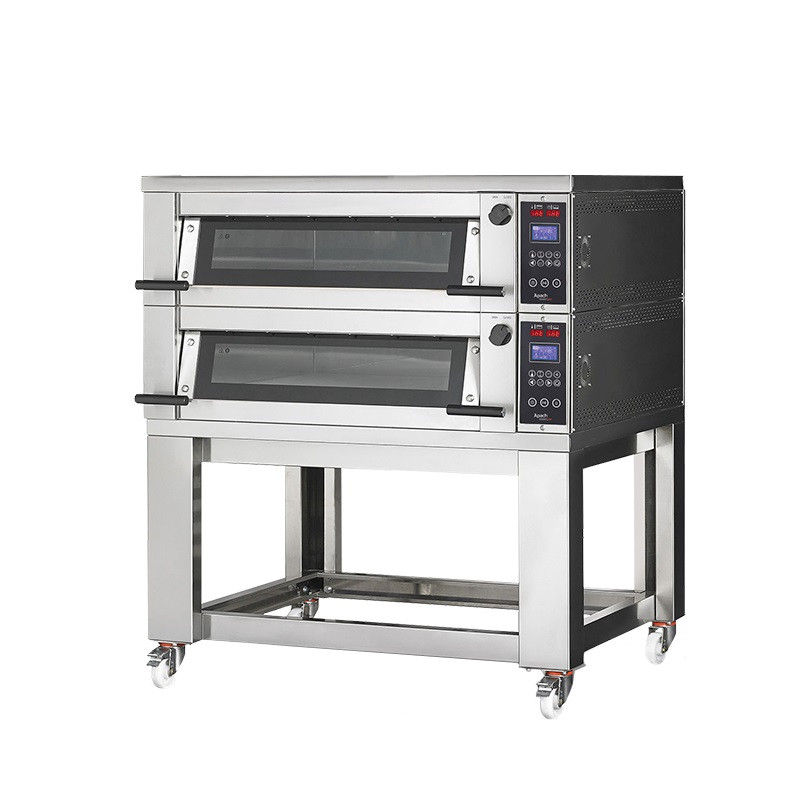ПЕЧЬ ПОДОВАЯ БЕЗ КОЗЫРЬКА С ПОДСТАВКОЙ БЕЗ НАПРАВЛЯЮЩИХ APACH BAKERY LINE E2K1L EMP, фото 1