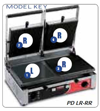 ГРИЛЬ КОНТАКТНЫЙ SIRMAN PD LR-RR TIMER