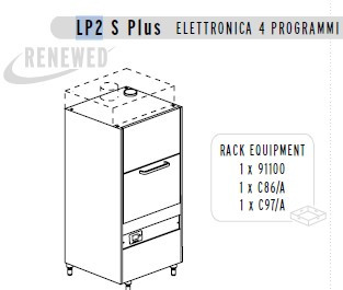 МАШИНА КОТЛОМОЕЧНАЯ DIHR LP2 S PLUS ELETTRONICA+DDE+XP