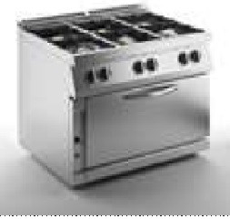 ПЛИТА ГАЗОВАЯ 6 КОНФОРОЧН. 700 СЕРИИ APACH CHEF LINE SLRRG127FGCS EXTRA, фото 1