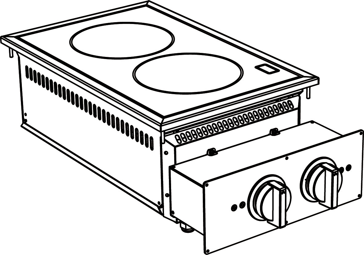 ПЛИТА ИНДУКЦИОННАЯ ВСТРАИВАЕМАЯ 700 СЕРИИ APACH CHEF LINE SLDI7I4 - фото 1 - id-p114765456