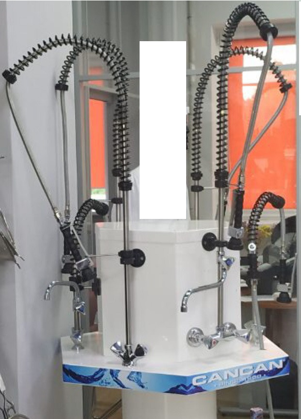 ДЕМО-СТЕНД Д/ДУШИРУЮЩИХ УСТРОЙСТВ CANCAN 1115, фото 1