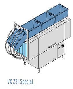 МАШИНА Д/МОЙКИ ЯЩИКОВ DIHR VX 231 V