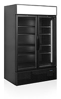 ШКАФ ХОЛОДИЛЬНЫЙ СО СТЕКЛОМ TEFCOLD FSC1200H BLACK