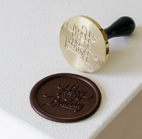 Печать для декорирования шоколада Happy Birthday - large D. 60 H. 90 mm 20FH30L