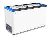 ЛАРЬ МОРОЗИЛЬНЫЙ GELLAR FG 500 С ПРЯМОЕ СТЕКЛО СИНИЙ (ПРОПАН)