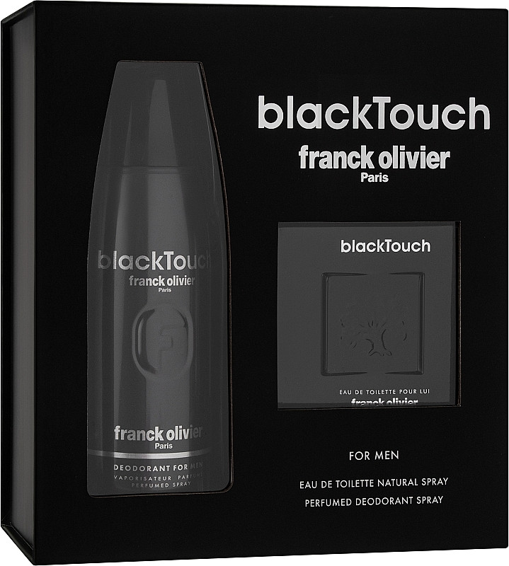 Franck Olivier Black Touch Gift Set edt 100ml+ deodorant 250ml