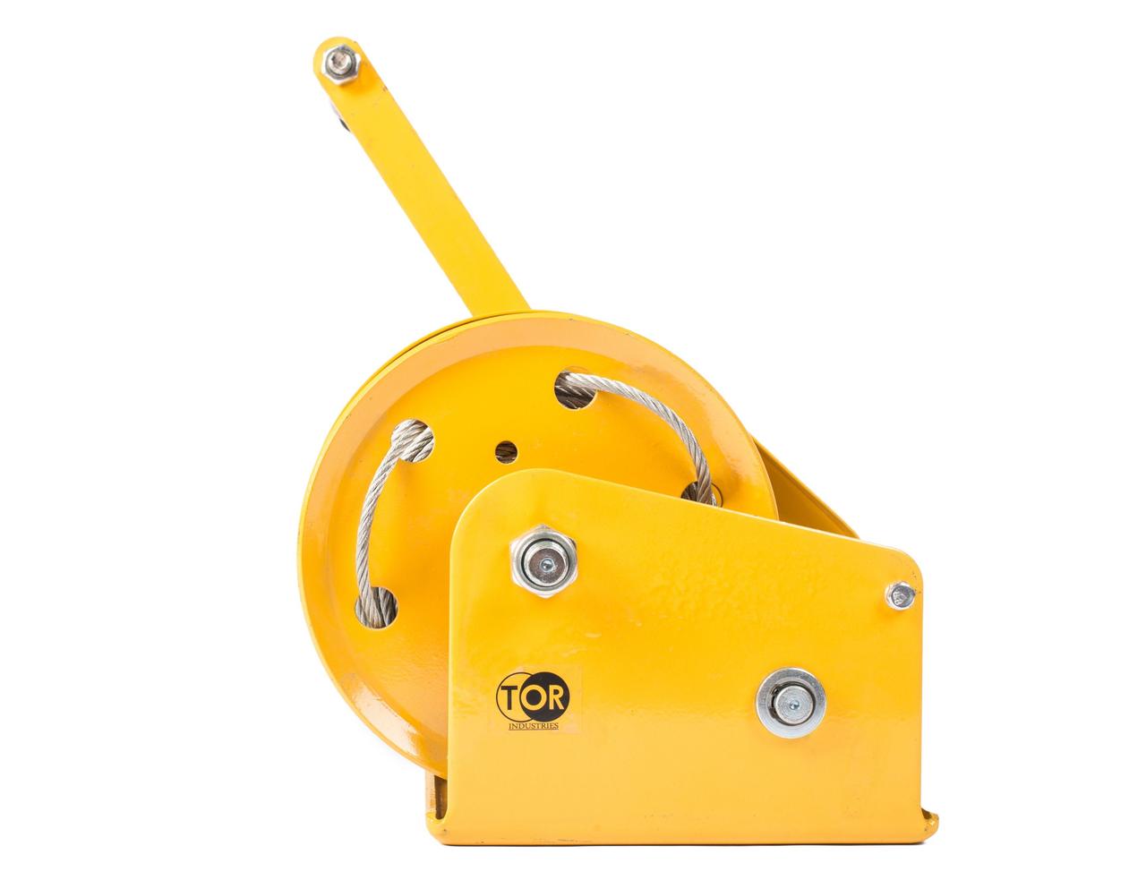 Лебедка ручная TOR ЛБ-1800 (BHW) г/п 0,81 т длина троса 20 м, фото 1