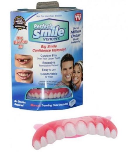 Perfect Smile Veneers - Съёмные Виниры для зубов (Перфект Смайл) Верхняя каппа - фото 1 - id-p84669090