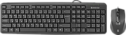 Проводной Комплект Клавиатура + Мышь Dakota C-270 Черный  C-777 45270